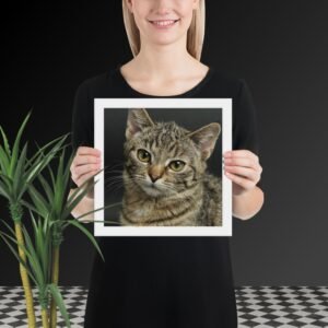 FunnyCats Framed Poster – Premium Matte Wall Art